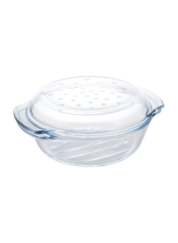 

Termisil 2.4 Ltr Glass Round Casserole, Clear