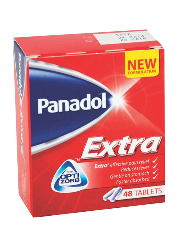 

GSK Panadol Extra with Opti Zorb, 48 Tablets