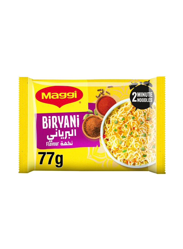 

Maggi 2 Minutes Biryani Noodles, 77g