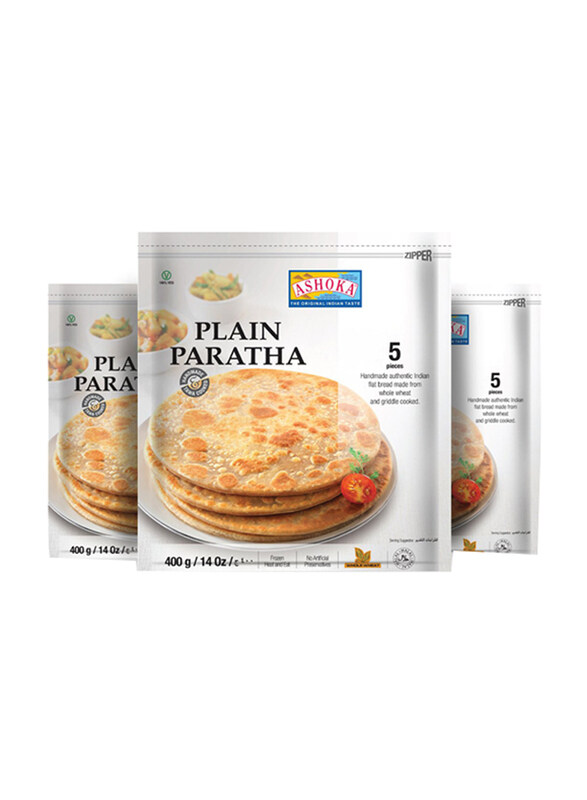 

Ashoka Plain Paratha, 3 x 400g