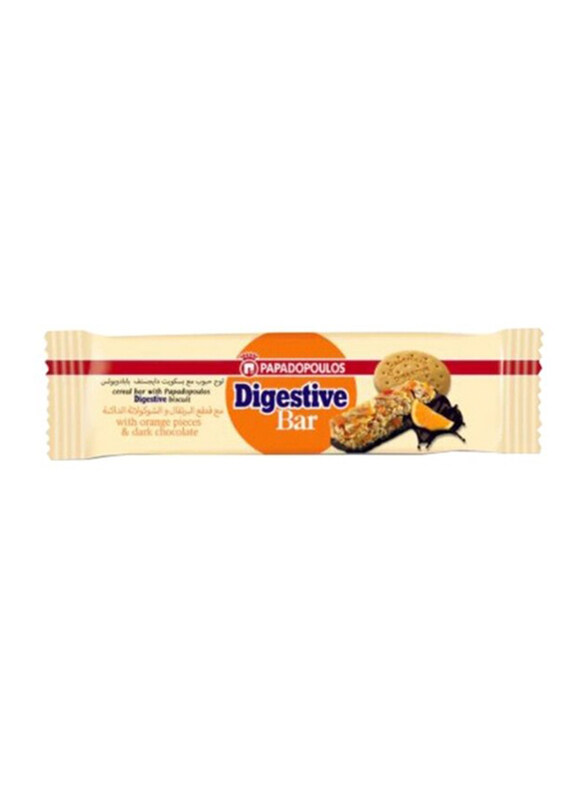 

Papadopoulos Digestive Bar With Orange Pieces & Dark Chocolate, 28g