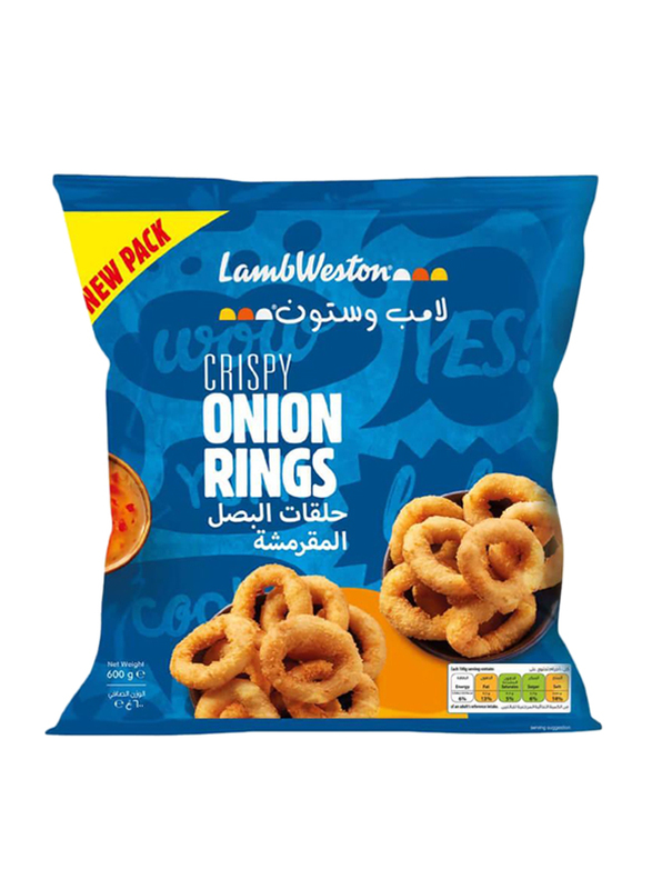 Lamb Weston Crsipy Onion Rings, 600g