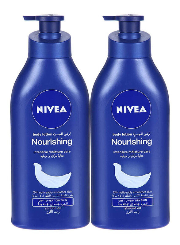 

Nivea Nourishing Body Lotion for Dry Skin, 2 x 400ml