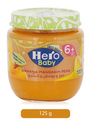 Hero Baby Mandarin, Banana & Pear, 125g
