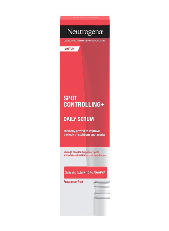 Neutrogena Spot Controlling+ Fragrance-Free Daily Serum, 30ml