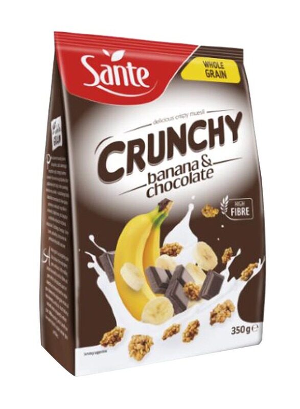 

Sante Crunchy Banana & Chocolate Muesli, 350g