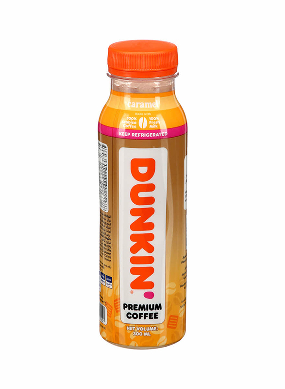 Dunkin Premium Iced Coffee Caramel Drink, 300ml