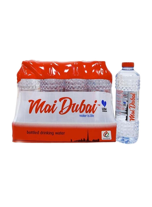 

Mai Dubai Drinking Water Bottle, 12 Bottles x 500ml