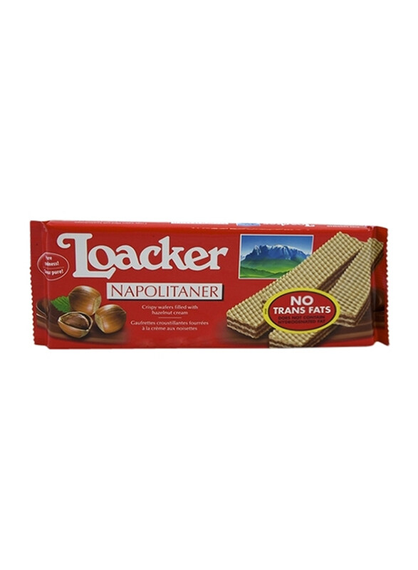 

Loacker Napolitano Crispy Wafer Filled with Hazelnut Cream, 175g