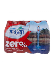 Masafi Zero Sodium Free Mineral Water, 12 Bottles x 330ml