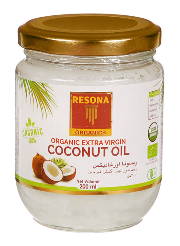Resona Organic Extra Virgin Coconut Oil, 200ml