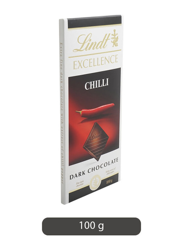 Lindt Excellence Chilli Dark Chocolate Bar, 100g