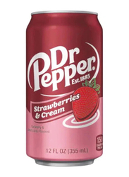 Dr Pepper Strawberries & Cream Soda, 355ml