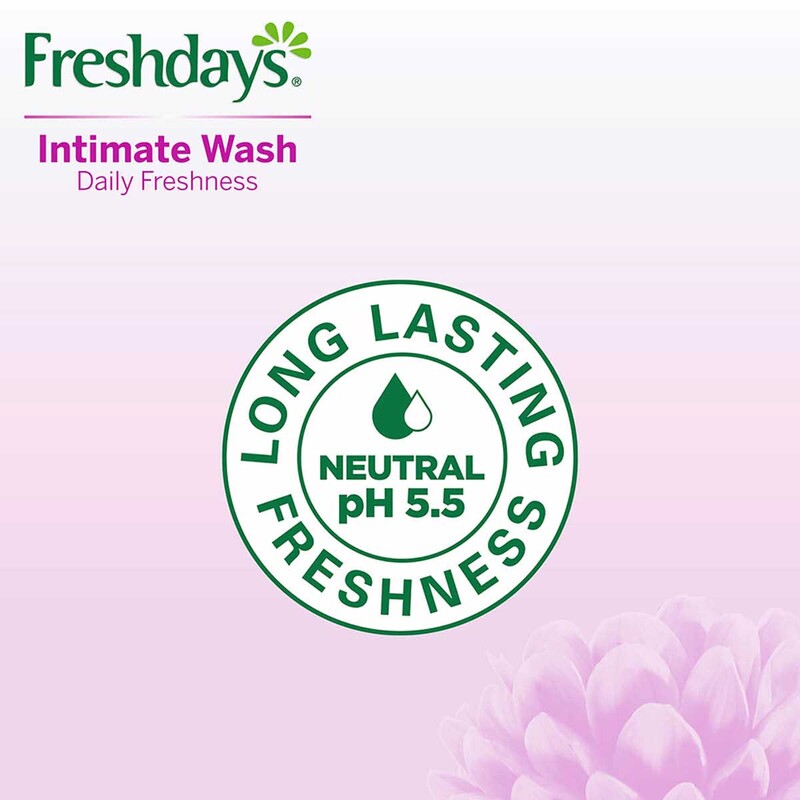 Freshdays Daily Intimate Wash with 100% Natural Actives, 200ml