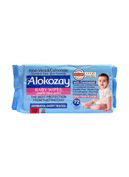 Alokozay Aloe Vera & Camomile Baby Wipes With Panthenol, 72 Wipes