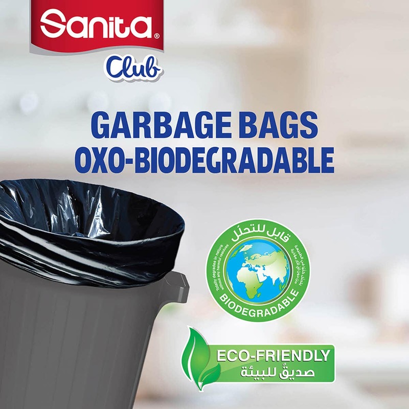 Sanita Club Garbage Bags, 70 Gallons, 125 x 105cm, 10 Bags