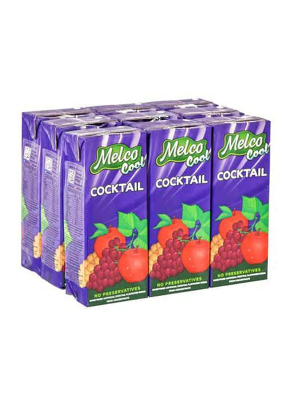 Melco Cocktail Fruit Juice, 9 x 250ml