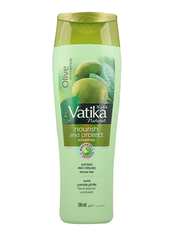 Vatika Olive And Henna Shampoo for Anti Hairfall, 200ml