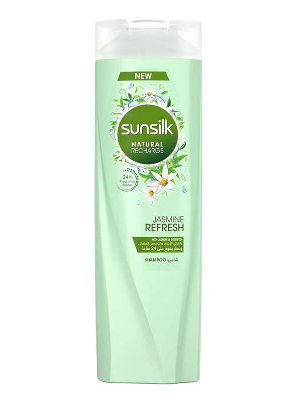 

Sunsilk Natural Recharge Jasmine Refresh Shampoo for All Hair Types, 400ml