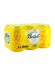 Britvic Soda Tonic Water, 6 Cans x 300ml