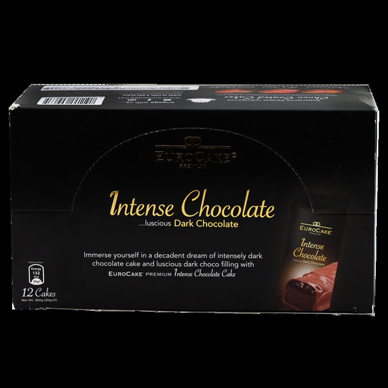 

Eurocake Premium Intense Choc Cake, 12 x 30g