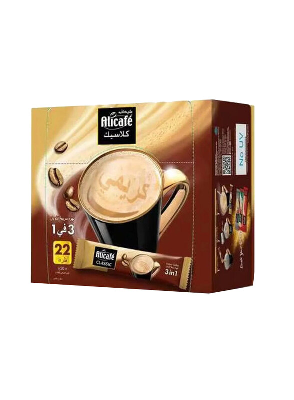 Alicafe Classic 3-In-1 Regular Instant Coffee, 20 gm