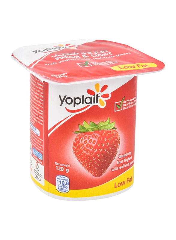 

Yoplait Low Fat Strawberry Fruit Yogurt, 120g