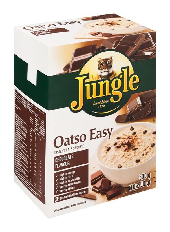 

Jungle Oatso Easy Chocolate Flavour Instant Oats, 500g