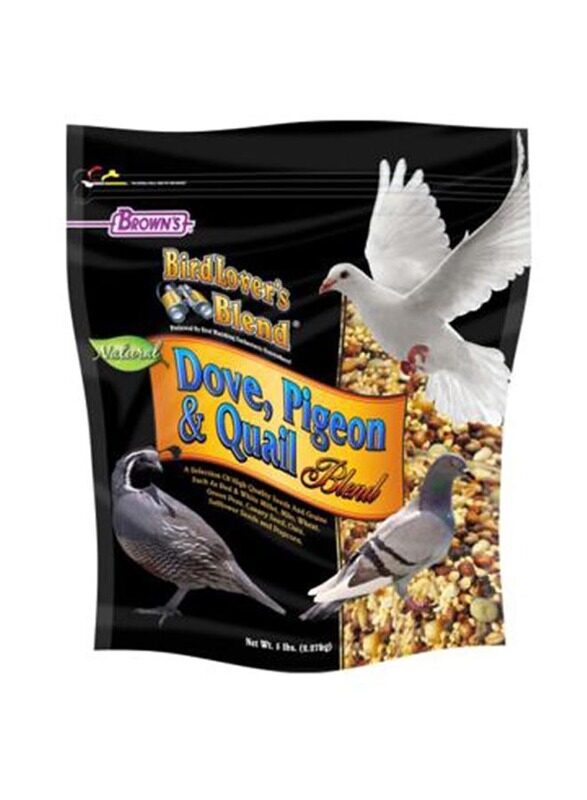 

Brown's Bird Lover's Blend Dry Bird Food for Doves, Pigeons & Quails, 5lbs