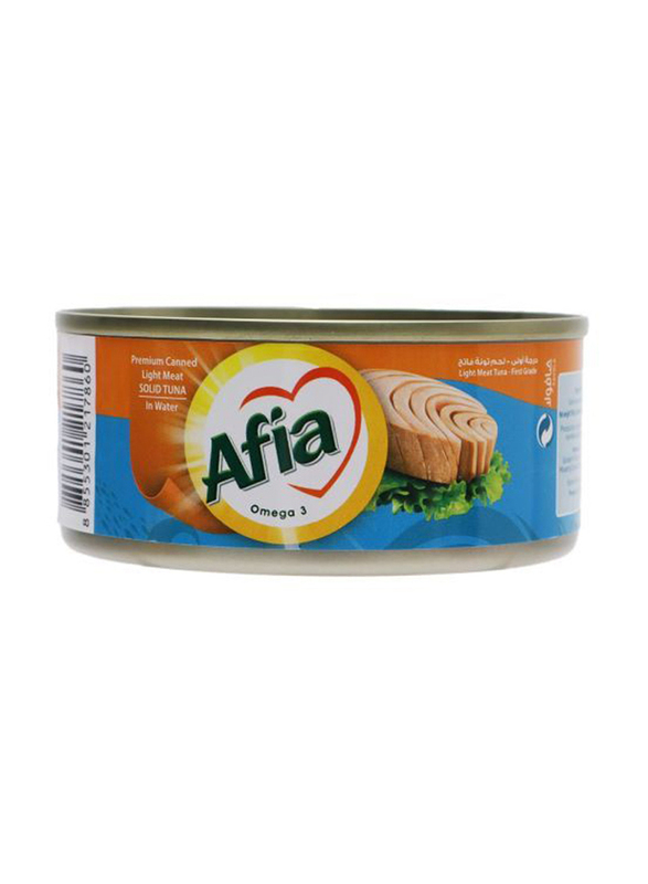 Afia Light Meat Solid Tuna In Water, 160g