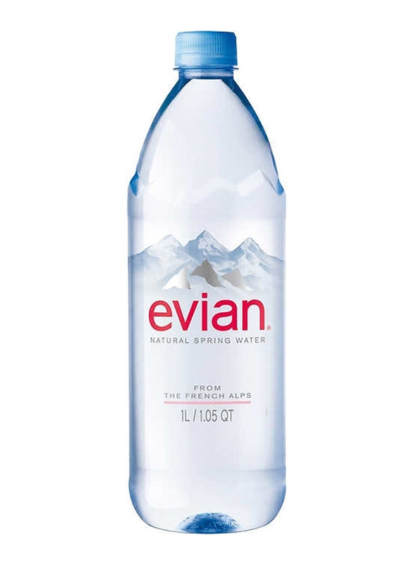 

Evian Natural Spring Water, 1 Liter