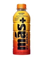 Mas+ By Messi Positive Hydration Drink, 500ml, Orange D'or