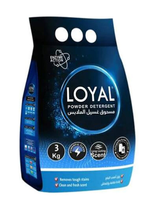 

Loyal Top & Front Load Laundry Powder Detergent, 3Kg