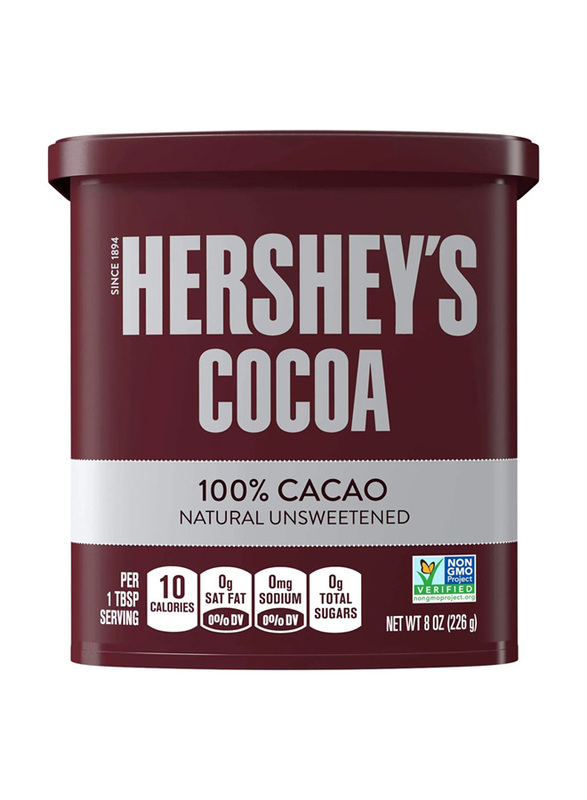 Hershey's Natural Unsweetened 100% Cocoa Powder, 230g