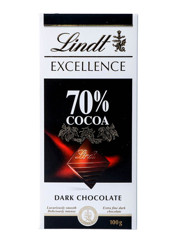 Lindt Excellence 70% Cocoa Dark Chocolate, 100g