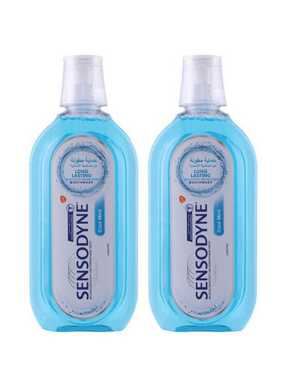 

Sensodyne Mouthwash Cool Mint, 2 x 500ml