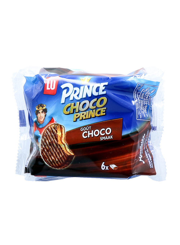 Lu Choco Prince Chocolate Biscuits, 6 x 28.5g