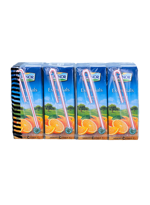 Lacnor Essentials Orange Juice Drink, 8 x 180ml