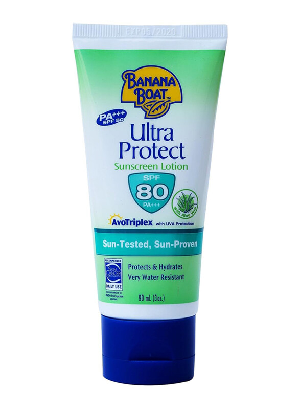 

Banana Boat Aloe Vera SPF80 Boat Ultra Protect Sunscreen Lotion, 90ml