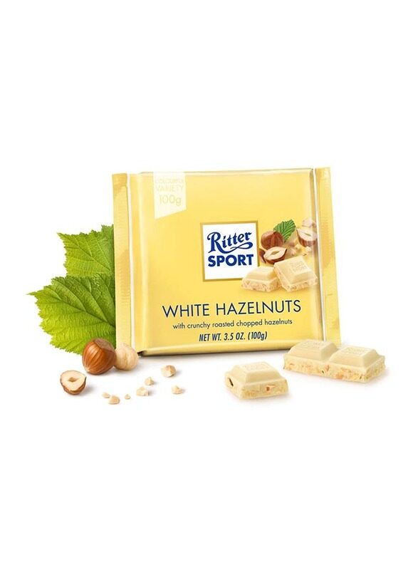 

Ritter Sport White Whole Hazelnuts, 100g