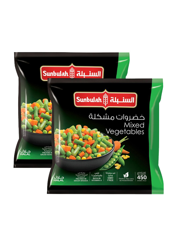 Sunbulah Mixed Vegetable, 2 x 450g