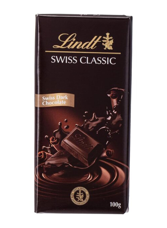Lindt Swiss Classic Dark Chocolate, 100g