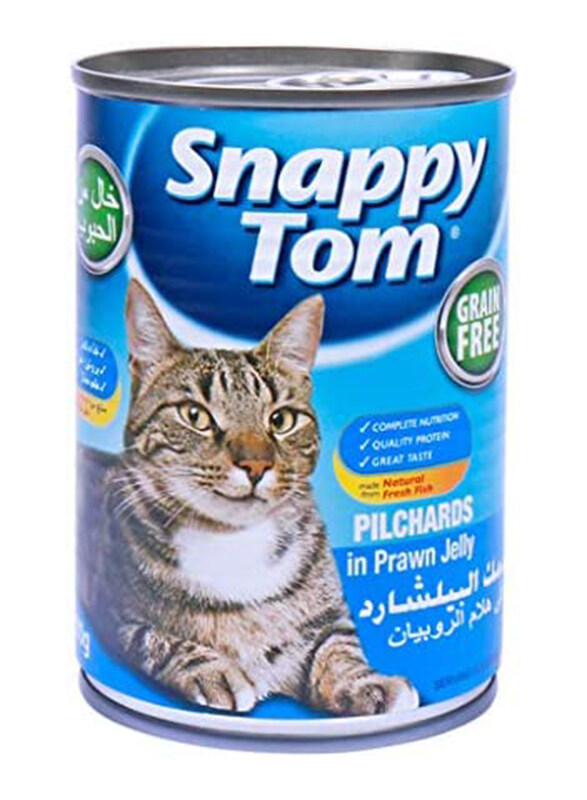 

Snappy Tom Pilchard Prawn Jelly Wet Cat Food, 400g
