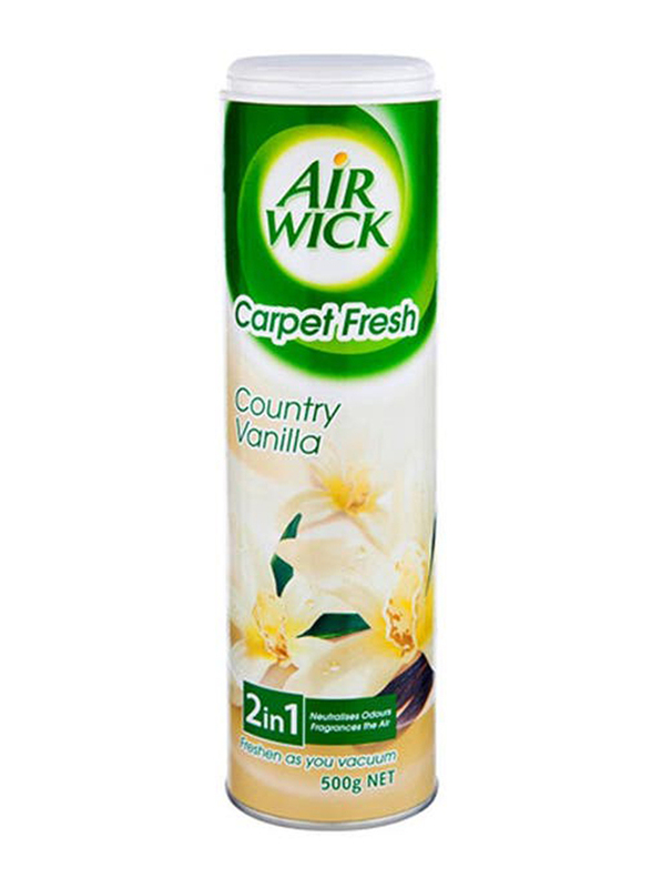 Air Wick 2 in 1 Vanilla Floor Carpet Deodorant Powder, 500g