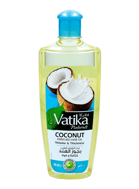 

Dabur Vatika Coconut Enriched Hair Oil for All Hair Types, 300ml