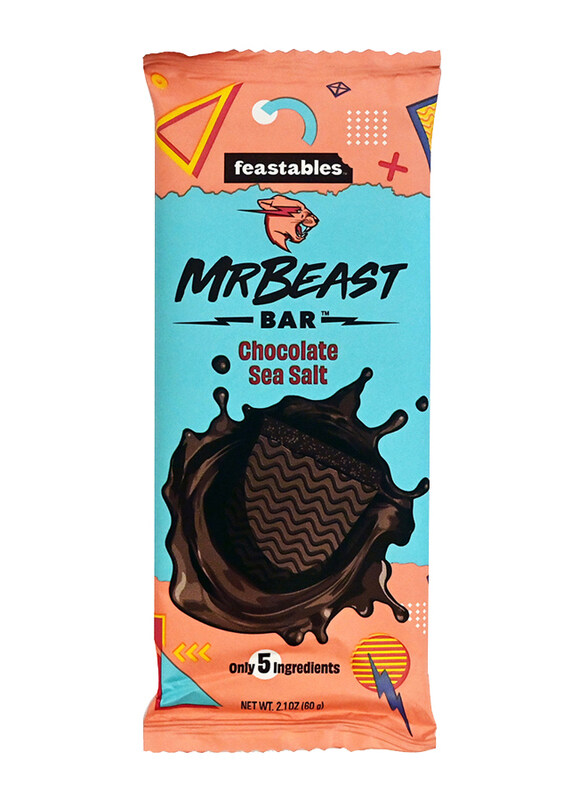 

Feastables MrBeast Bar Sea Salt Chocolate, 60g