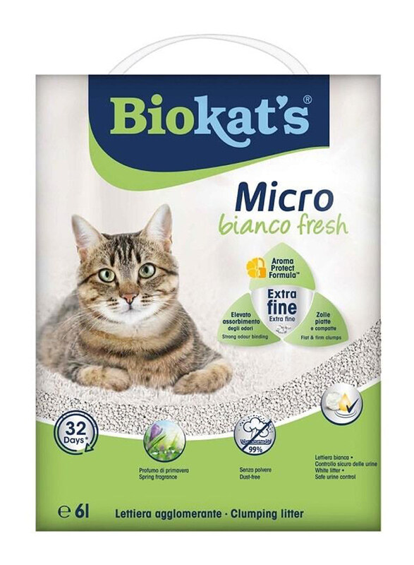 

Biokat's Micro Bianco Fresh Cat Litter, 6 Liter, Multicolour