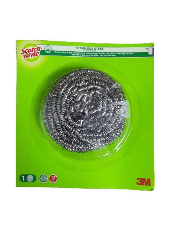 3M Scotch-Brite Stainless Steel Scrubber, 1 Piece