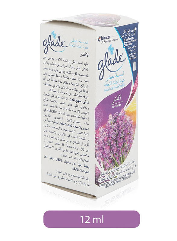 Glade Touch and Fresh Refill Lavender Air Freshener, 12ml