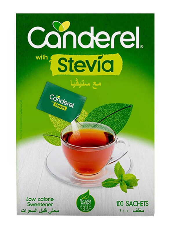 

Canderel Sugar with Stevia, 100 Sachets